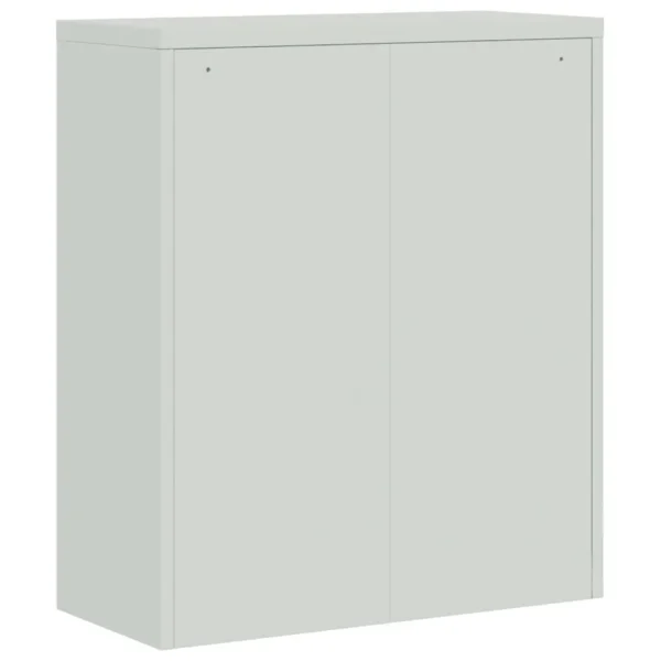 , File Cabinet Light Gray 35.4&#8243;x15.7&#8243;x41.3&#8243; Steel