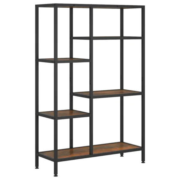 , Book Shelf 31.5&#8243;x11.8&#8243;x47.2&#8243; Steel and Engineered Wood