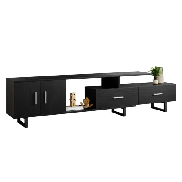 Avery TV Stand, Avery TV Stand: Mid-Century Modern, MDF Cabinet, Steel Legs
