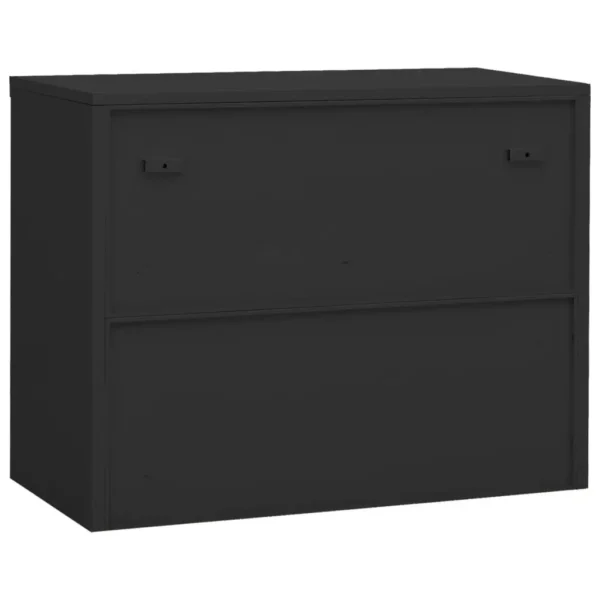 , Office Cabinet Anthracite 35.4&#8243;x15.7&#8243;x27.6&#8243; Steel