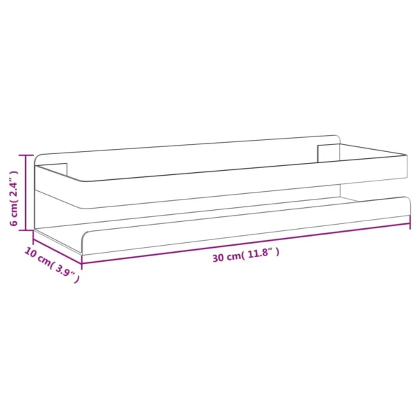 , Shower Shelf 11.8&#8243;x3.9&#8243;x2.4&#8243; Brushed 304 Stainless Steel