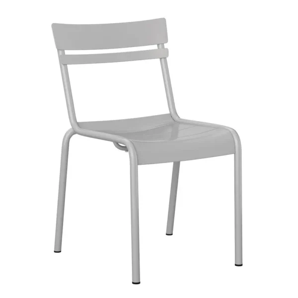 , Modern Commercial Grade Indoor/Outdoor Steel Stack Chair