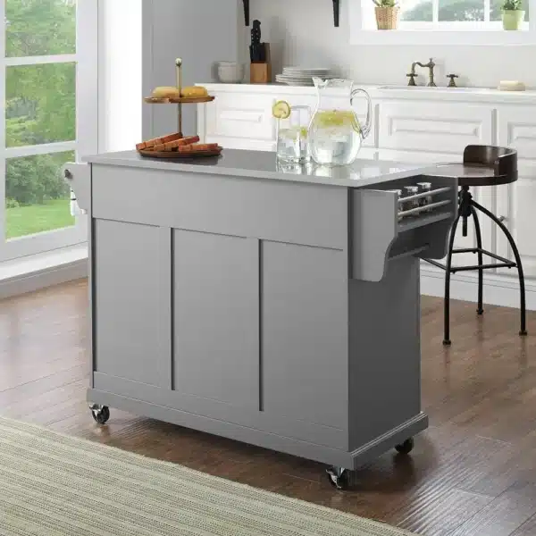 keyword: Kitchen Cart, Full Size Stainless Steel Kitchen Cart