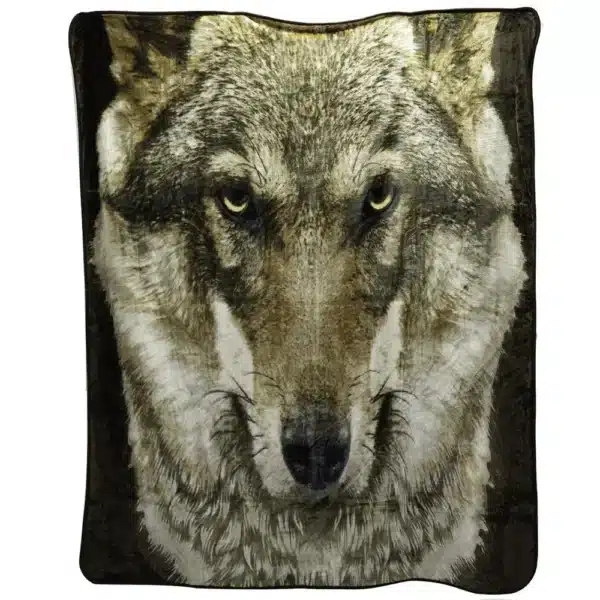 keyword: Wolf Face, Wolf Face Queen Blanket