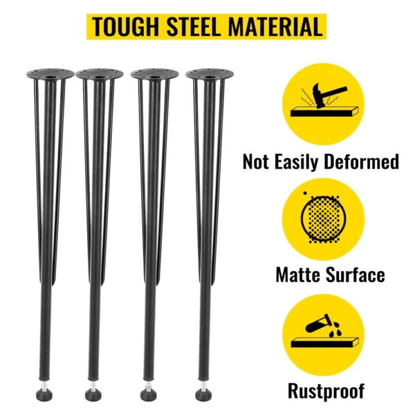 hairpin metal table legs, Hairpin Metal Table Legs
