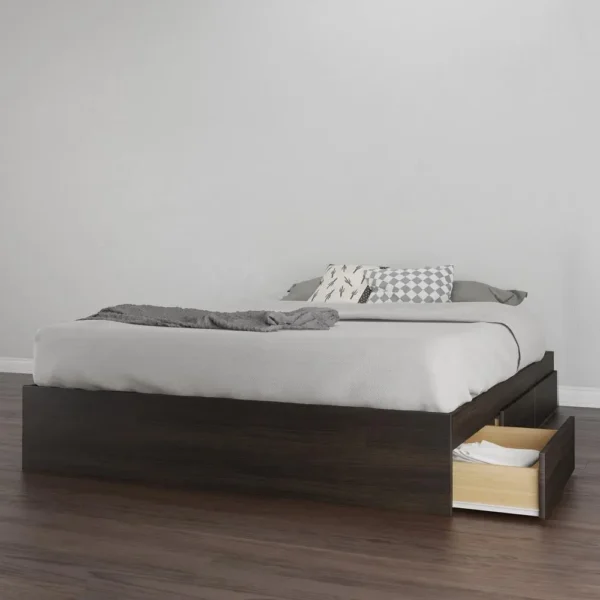 , Queen Size 3-Drawer Storage Bed Frame