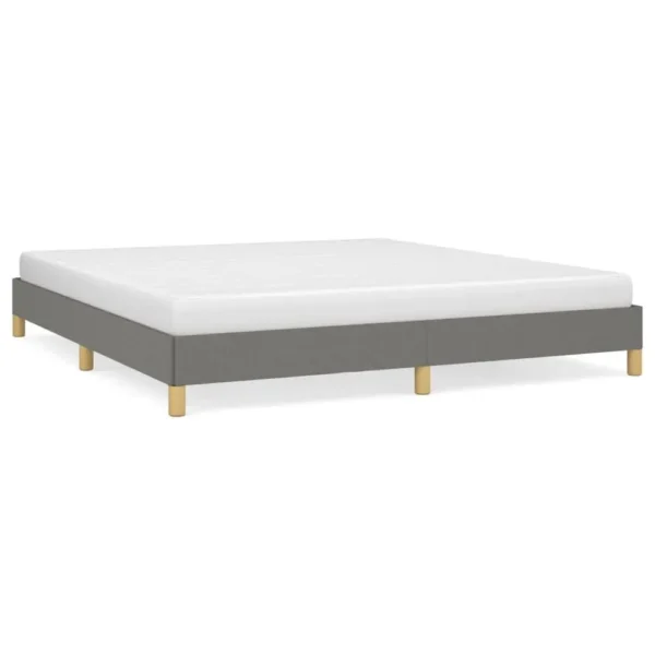 , Bed Frame Dark Gray 72&#8243;x83.9&#8243; California King Fabric