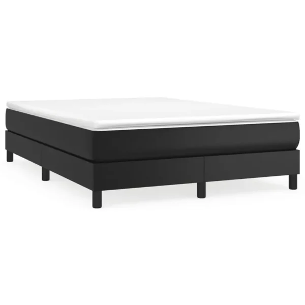 , Black Faux Leather Queen Bed Frame