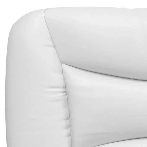 , vidaXL Twin XL Bed Frame with Headboard White