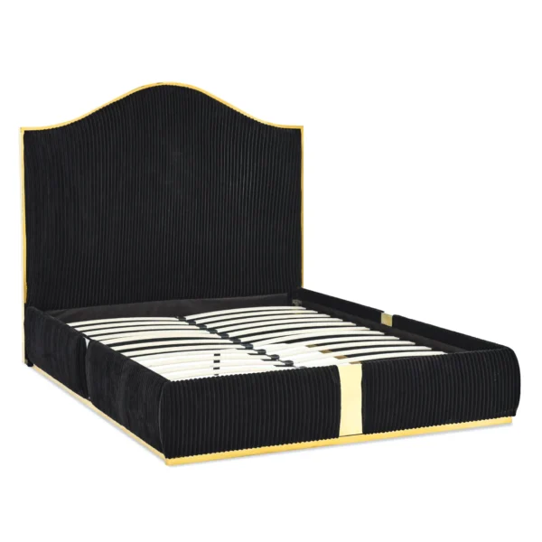 , Corduroy Upholstered Queen Bed Frame
