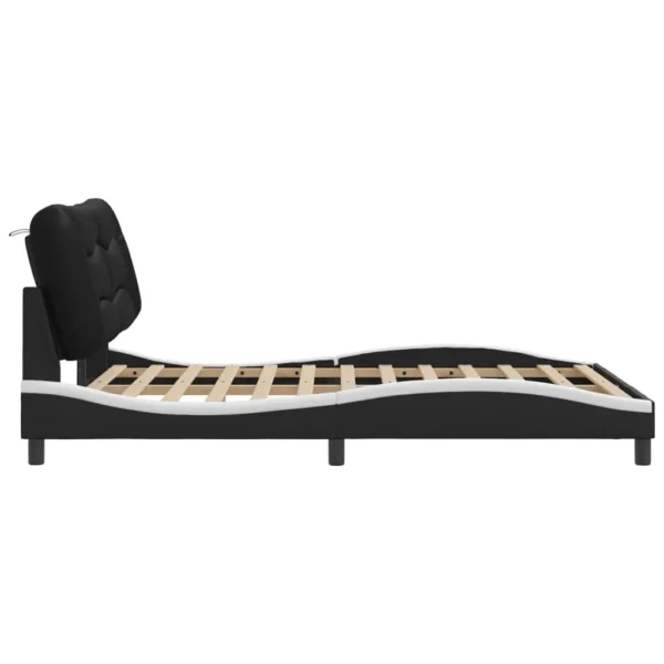 , Full Size Bed Frame in Leather
