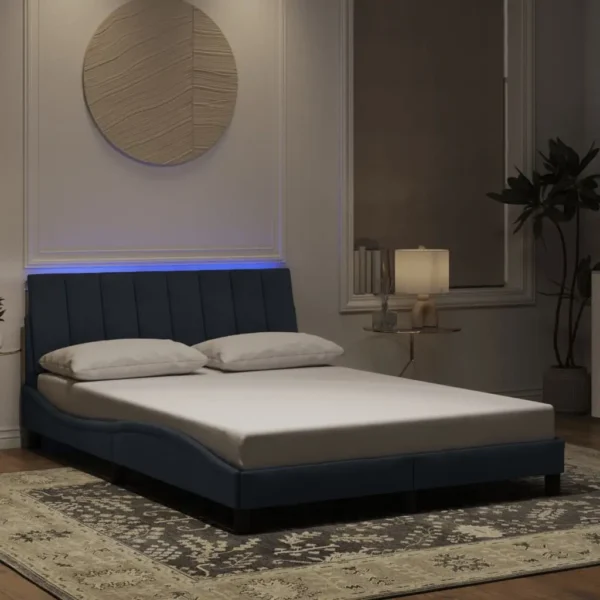, vidaXL LED Bed Frame