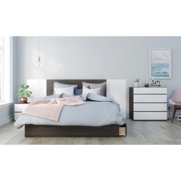 , Queen Size 3-Drawer Storage Bed Frame