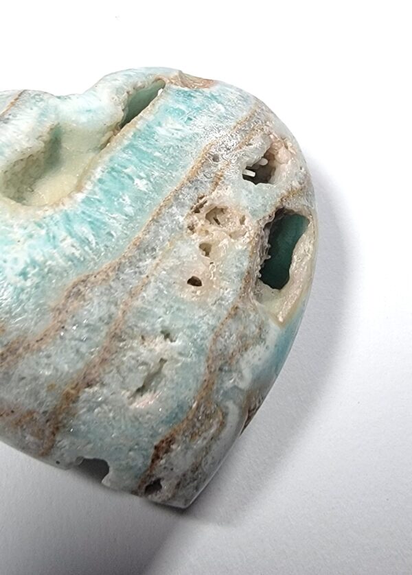 Blue Aragonite Heart - Image 11