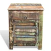 End Table with 1 Drawer 1 Door Reclaimed Wood - Image 2