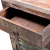 End Table with 1 Drawer 1 Door Reclaimed Wood - Image 7