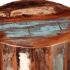 Reclaimed Wood Stool - Rounded Faded Paint Style - Image 6