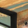Vintage Style Desk - Solid Reclaimed Wood - Green accents - Image 6