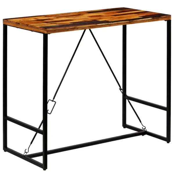 Bar Table Solid Reclaimed Wood 47.2"x23.6"x41.7" - Image 11