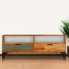 TV Stand 46.5"x13.8"x17.7" Solid Wood Reclaimed - Image 2