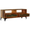 TV Stand 46.5"x13.8"x17.7" Solid Wood Reclaimed - Image 4