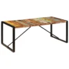 Dining Table 78.7"x39.4"x29.5" Solid Reclaimed Wood - Image 9
