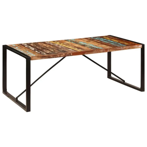 Dining Table 78.7"x39.4"x29.5" Solid Reclaimed Wood - Image 12