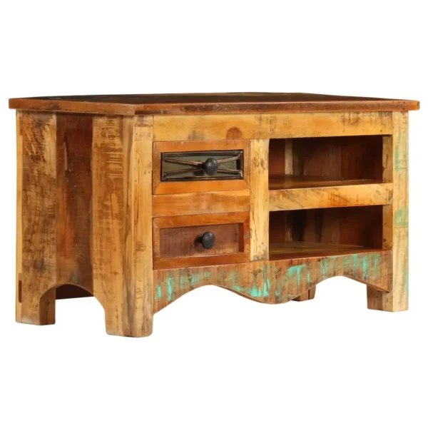 TV Stand 31.5"x11.8"x15.7" Solid Wood Reclaimed - Image 3