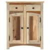 Side Cabinet 23.6"x11.8"x29.5" Solid Reclaimed Wood - Image 2