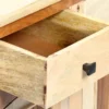 Side Cabinet 23.6"x11.8"x29.5" Solid Reclaimed Wood - Image 6