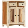 Side Cabinet 23.6"x11.8"x29.5" Solid Reclaimed Wood - Image 8