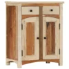 Side Cabinet 23.6"x11.8"x29.5" Solid Reclaimed Wood - Image 9