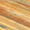 Solid Reclaimed Wood Dining Table 63"x31.5"x29.5" - Blue Weathered Paint Style - Image 6