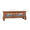 TV Stand 43.3"x13.8"x15.7" Reclaimed Teak Wood - Image 10