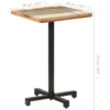 Bistro Table Square 19.7"x19.7"x29.5" Solid Reclaimed Wood - Image 6