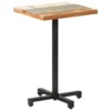 Bistro Table Square 19.7"x19.7"x29.5" Solid Reclaimed Wood - Image 7