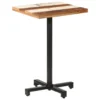 Bistro Table Square 19.7"x19.7"x29.5" Solid Reclaimed Wood - Image 8