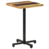 Bistro Table Square 19.7"x19.7"x29.5" Solid Reclaimed Wood - Image 10