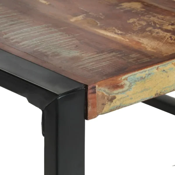Dining Table 55.1"x55.1"x29.5" Solid Reclaimed Wood - Image 4