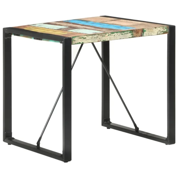 Dining Table 31.5"x31.5"x29.5" Solid Reclaimed Wood - Image 7
