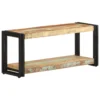 TV Stand 35.4"x11.8"x15.7" Solid Wood Reclaimed - Image 9