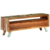 TV Stand Multicolor 43.3"x11.8"x15.7" Solid Wood Reclaimed - Image 4