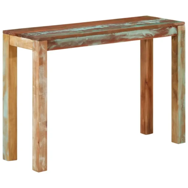 Reclaimed Wood Console Table 43.3"x13.8"x29.9" - All Wood Style - Image 11