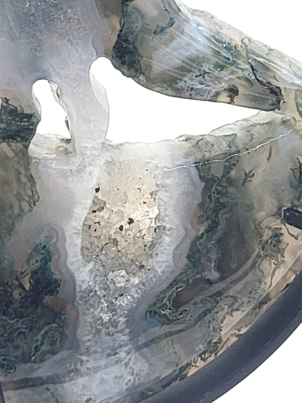 Moss Agate Wolf - Image 5