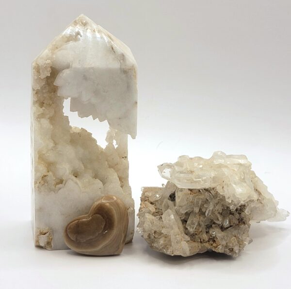 Chocolate Calcite Hearts - Image 7