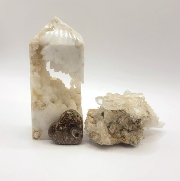 Chocolate Calcite Hearts - Image 13