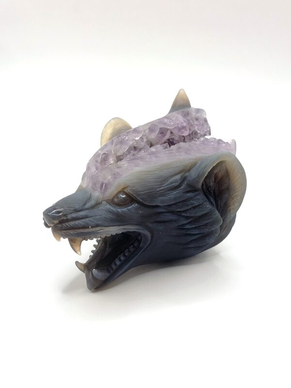 Amethyst Wolf Head - Image 7