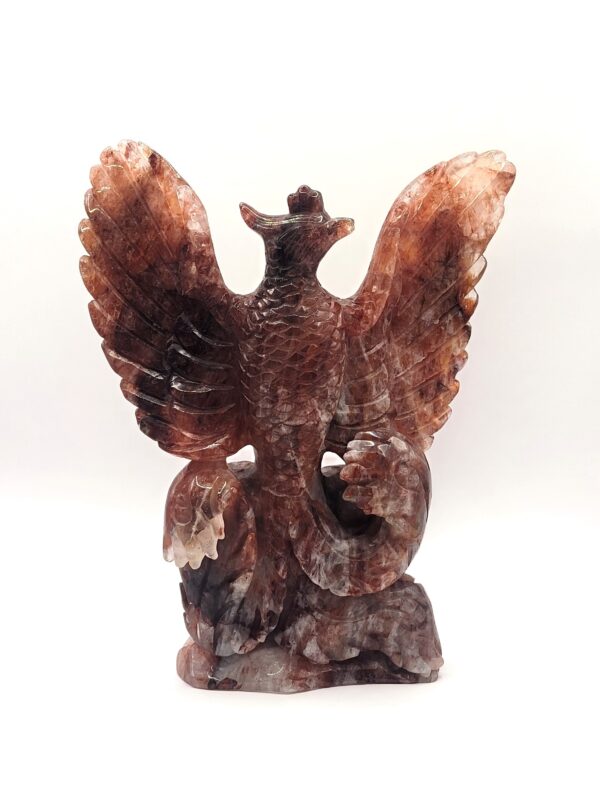Hematoid Quartz Phoenix Carvings - Image 9