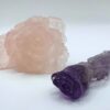 Rose Quartz Rose Carving - Image 2