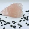 Rose Quartz Rose Carving